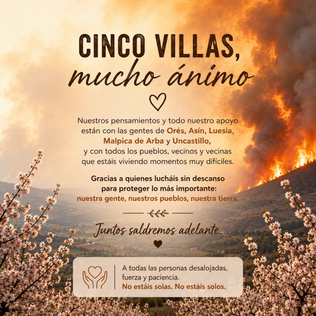 Cinco Villas, mucho ánimo